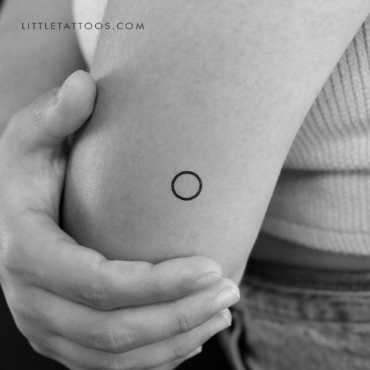 Little Circle Temporary Tattoo - Set of 3