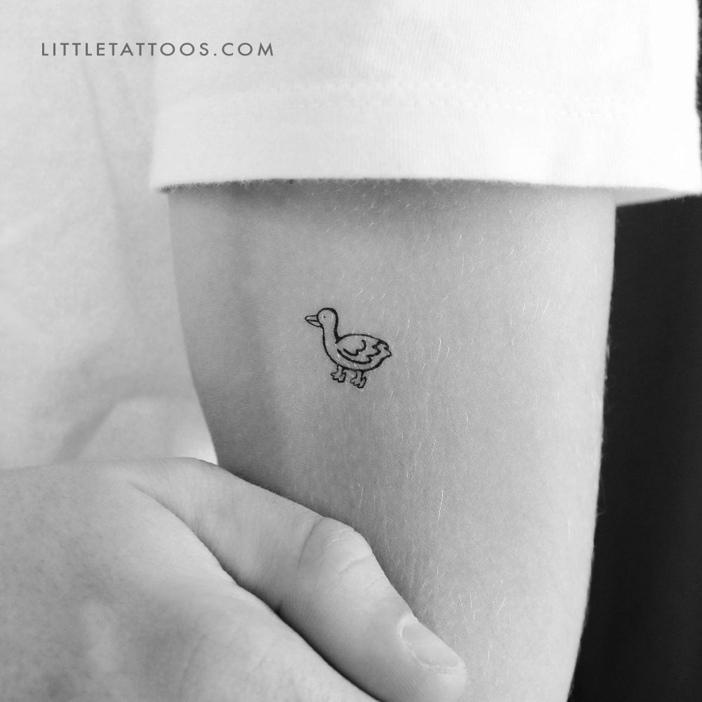 Tatuaje temporal de pato - Juego de 3