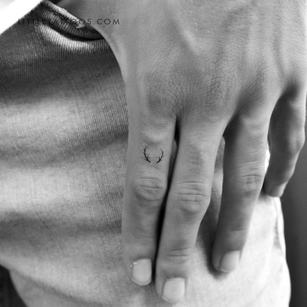 Tatuaje temporal de astas diminutas - Juego de 3