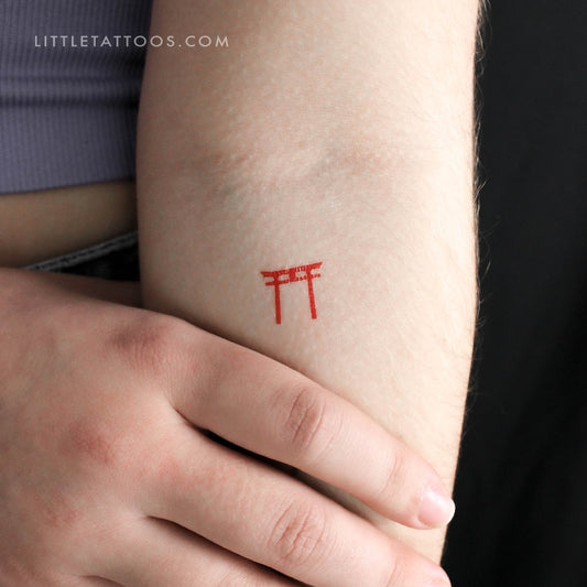 Tatuaje temporal de santuario sintoísta (juego de 3)