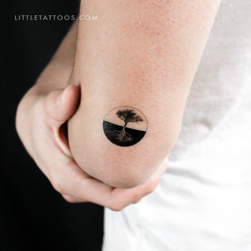 Dual Tree Of Life Temporary Tattoo - Set of 3
