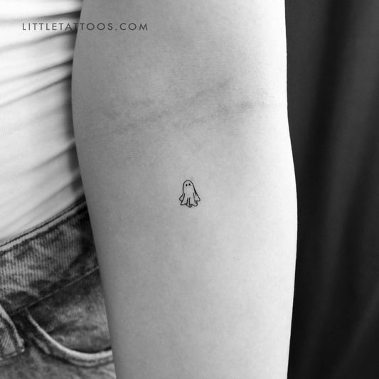 Tatuaje temporal de pequeño fantasma - Juego de 3
