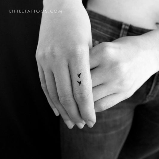 Tiny Hummingbirds Temporary Tattoo - Set of 3