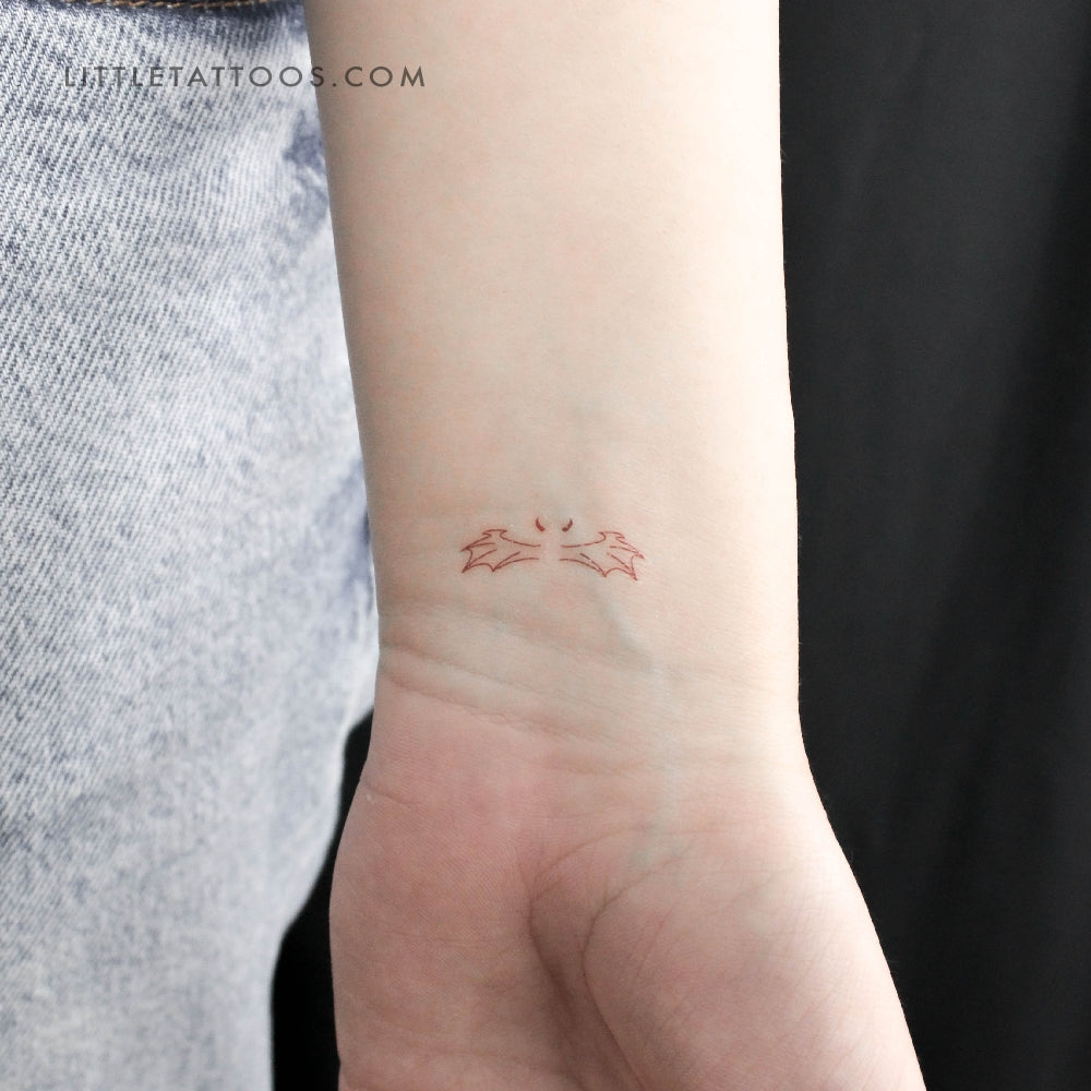 Devil Wings Temporary Tattoo - Set of 3