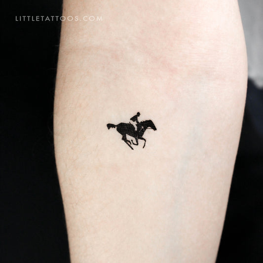 Tatuaje temporal de jockey - Juego de 3