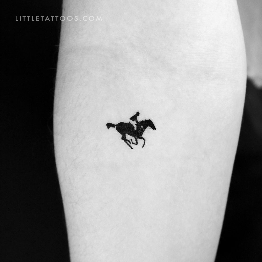 Tatuaje temporal de jockey - Juego de 3