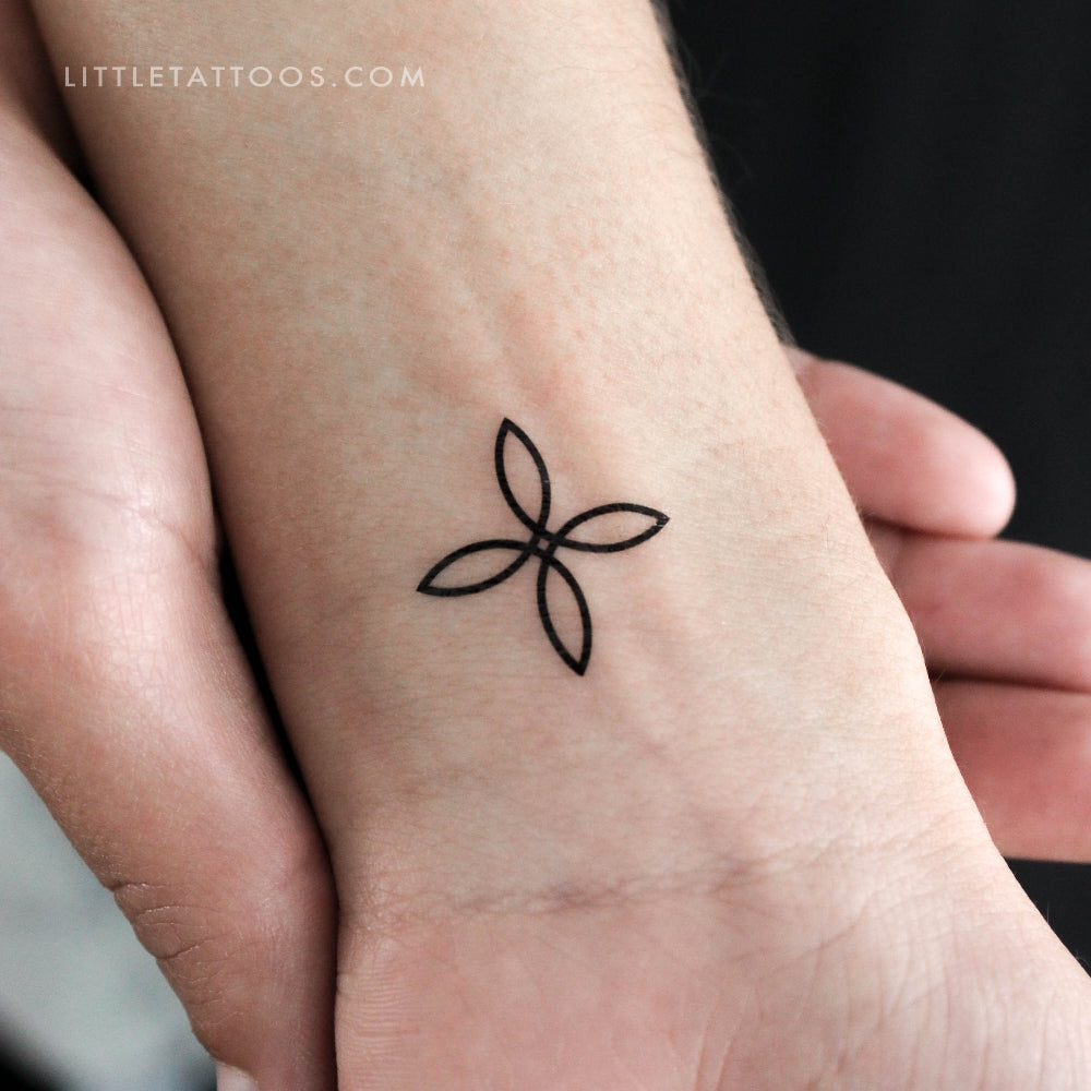Tatuaje temporal de la cruz de Bowen (juego de 3)