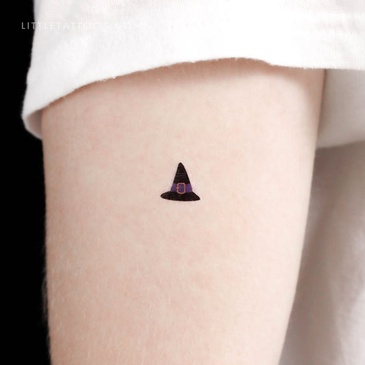 Witch Hat Temporary Tattoo - Set of 3