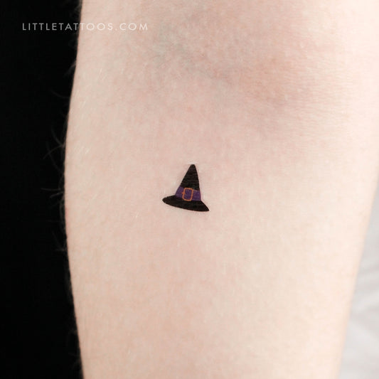 Witch Hat Temporary Tattoo - Set of 3
