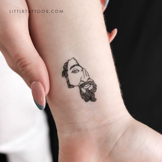 Tatuaje temporal de Marco Aurelio - Juego de 3