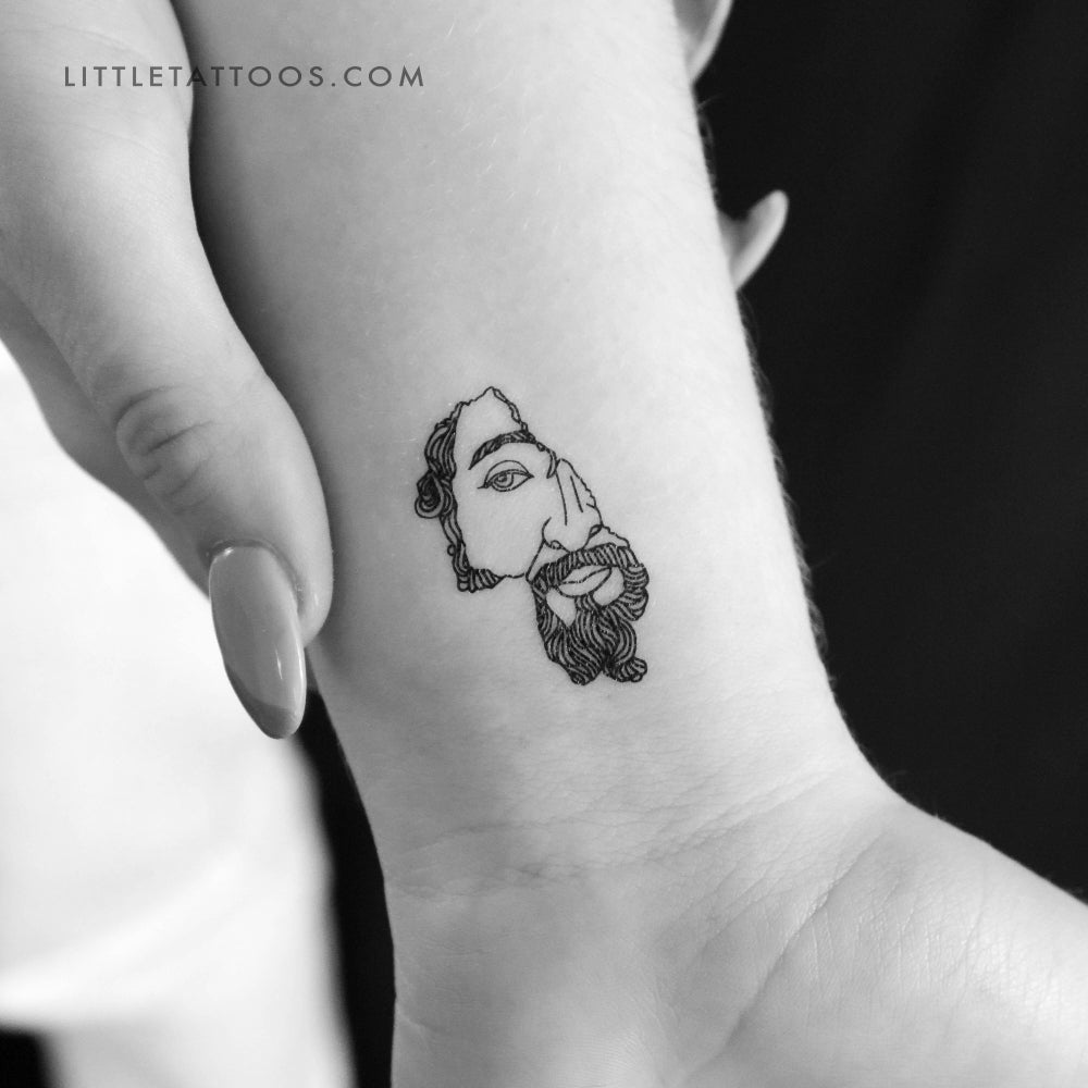 Tatuaje temporal de Marco Aurelio - Juego de 3