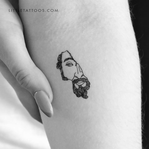 Marcus Aurelius Temporary Tattoo - Set of 3