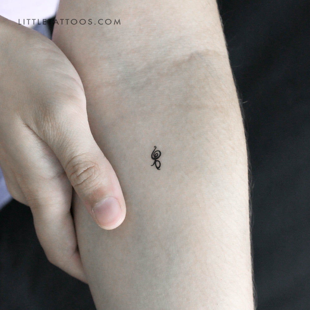 Hakuna Matata Symbol Temporary Tattoo - Set of 3