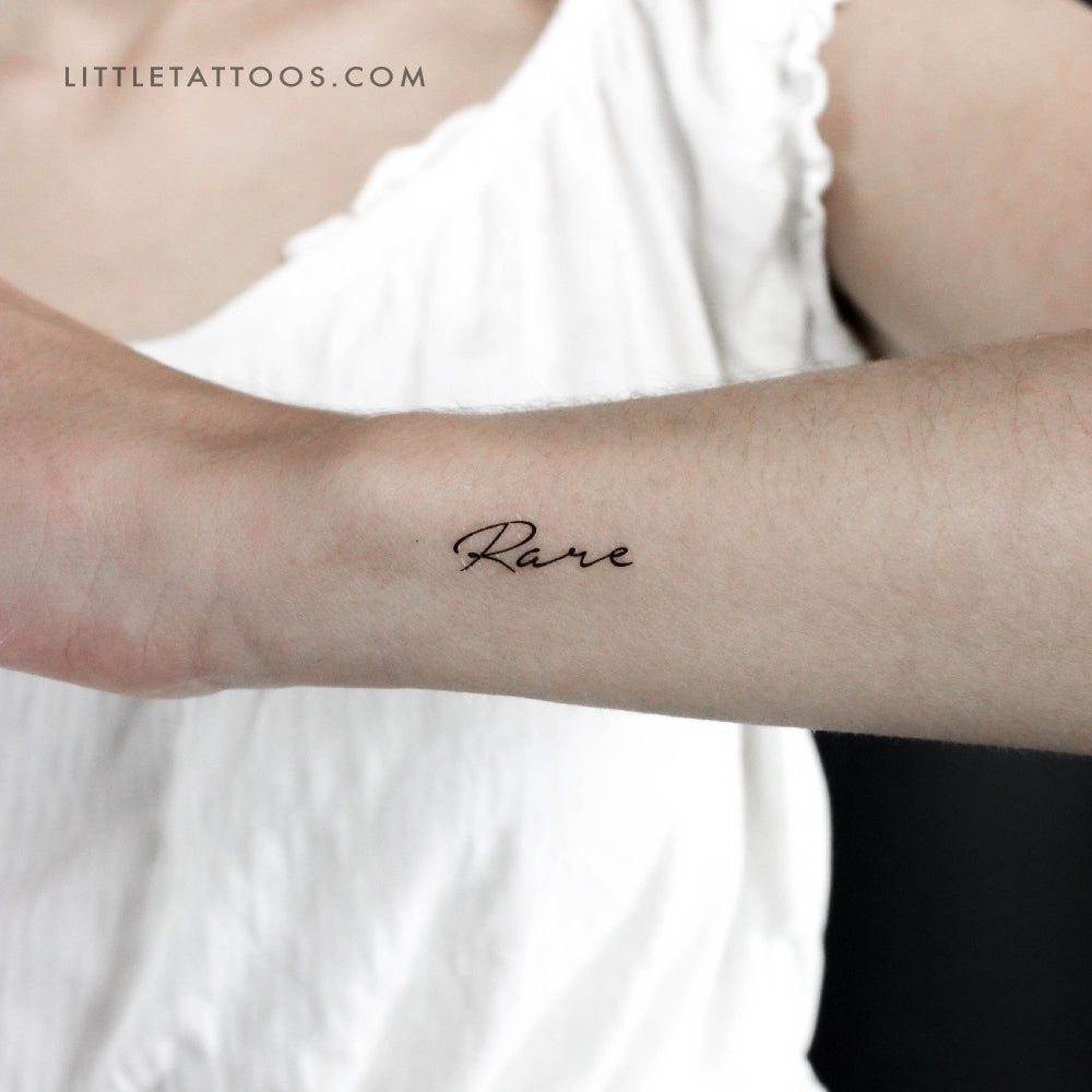 Rare Temporary Tattoo - Set of 3
