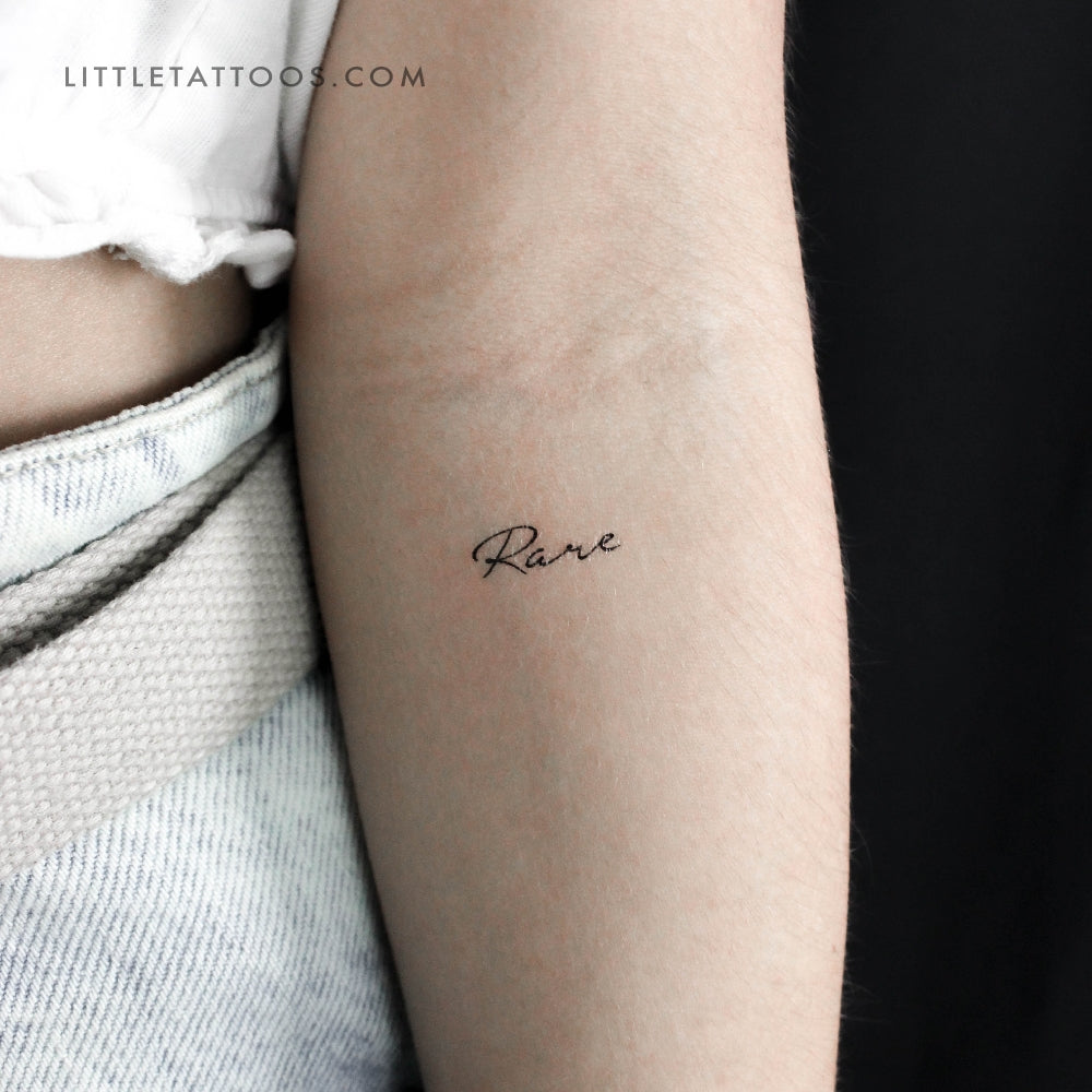 Rare Temporary Tattoo - Set of 3