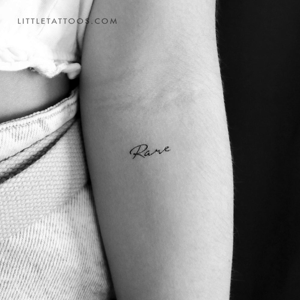 Rare Temporary Tattoo - Set of 3