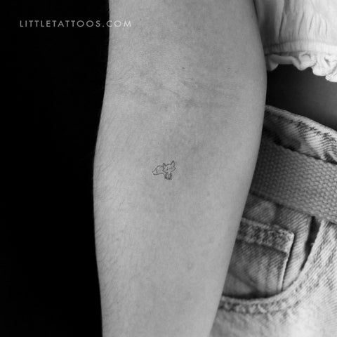Little Fox Temporary Tattoo - Set of 3