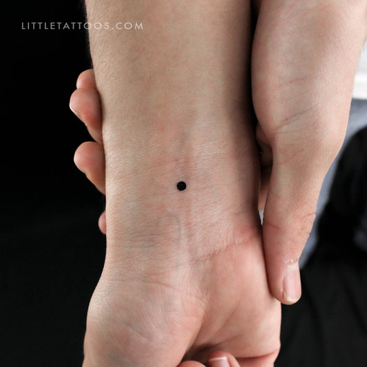 Tatuaje temporal en braille A - Juego de 3
