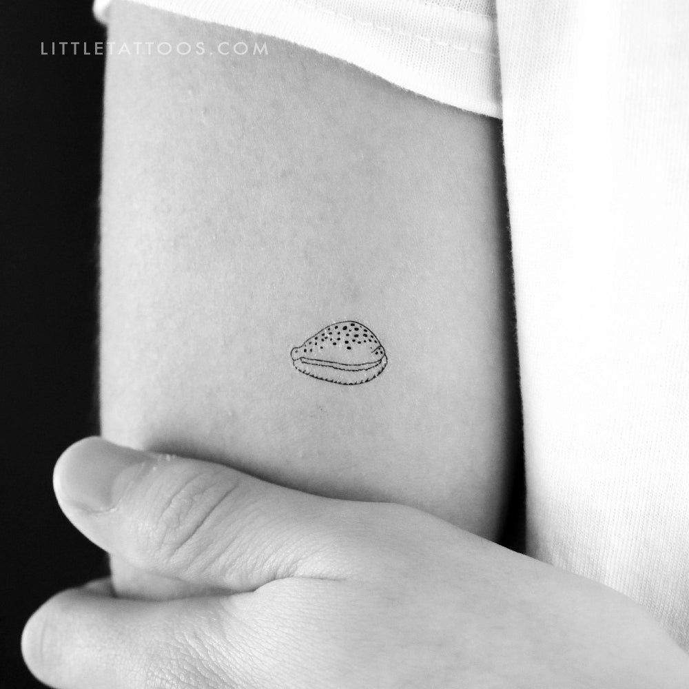 Cowrie Shell Temporary Tattoo - Set of 3