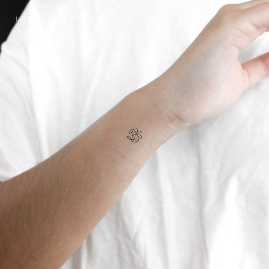 Tatuaje temporal de manzana de Nueva York - Juego de 3
