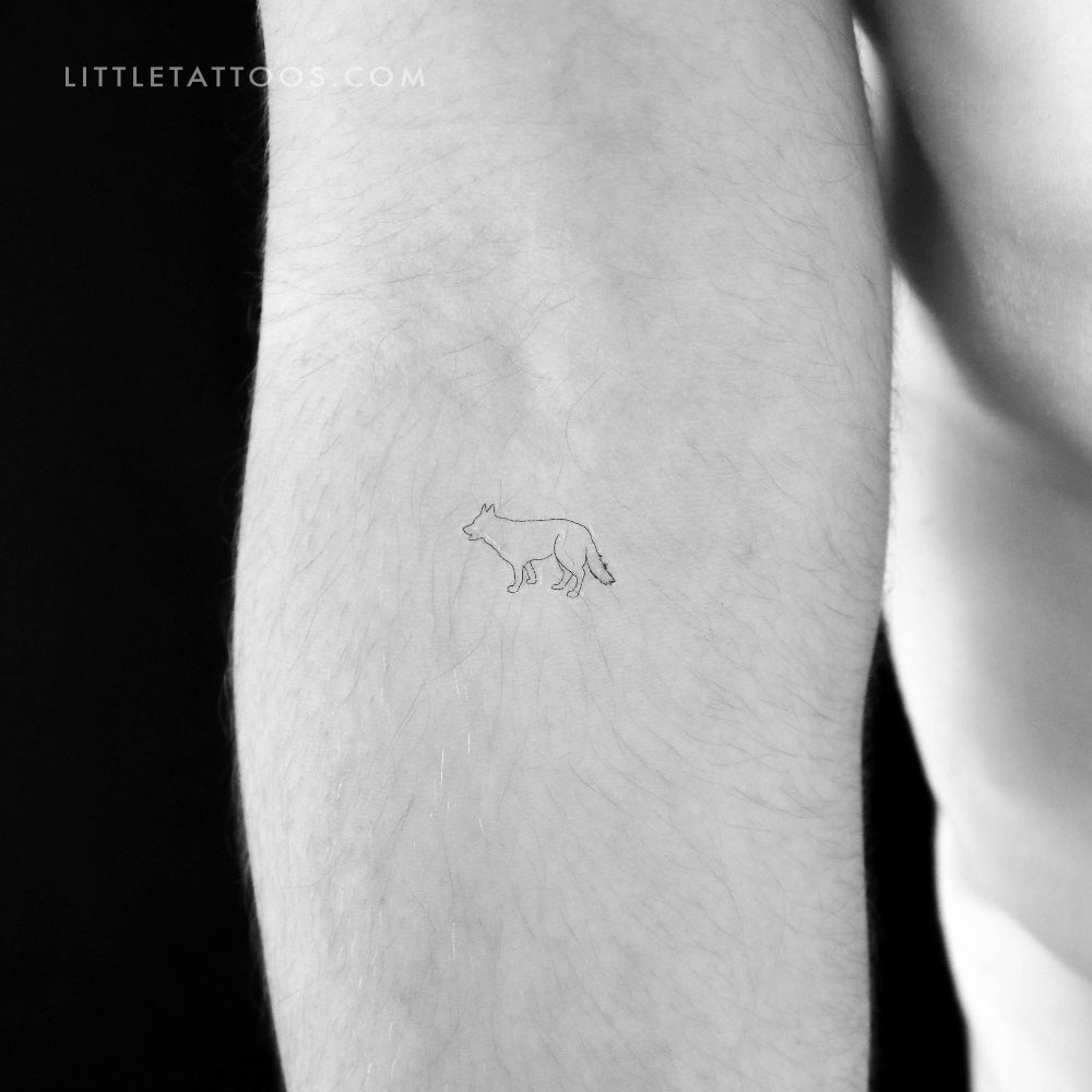 German Shepherd Temporary Tattoo - Set of 3