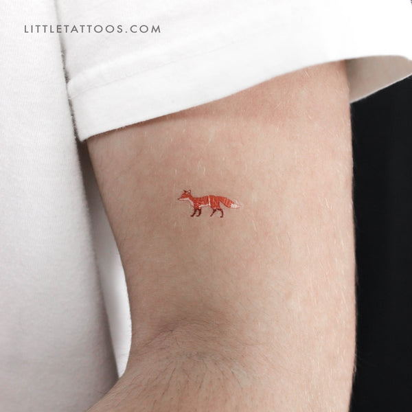 Fox Temporary Tattoo - Set of 3