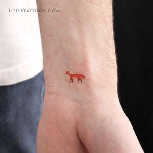 Fox Temporary Tattoo - Set of 3