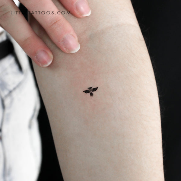 Tiny Thunderbird Temporary Tattoo - Set of 3