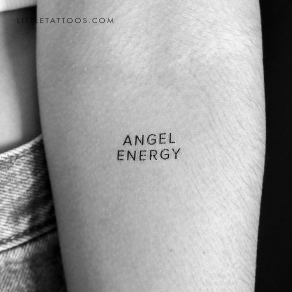 Angel Energy Temporary Tattoo - Set of 3