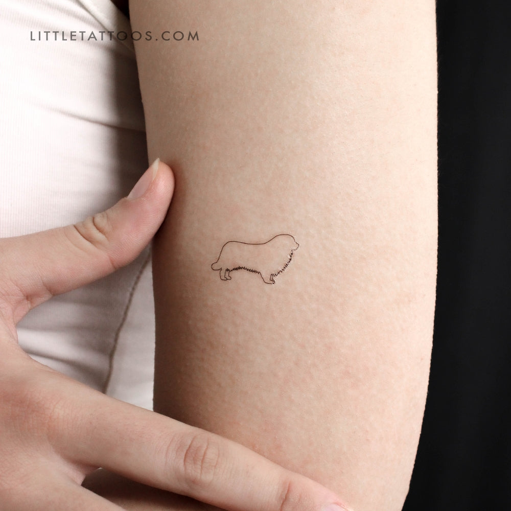 Newfoundland Temporary Tattoo - Set of 3