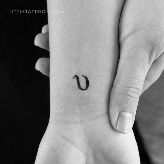 Tatuaje temporal de Upsilon - Juego de 3
