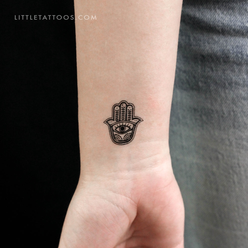 Hamsa Temporary Tattoo - Set of 3