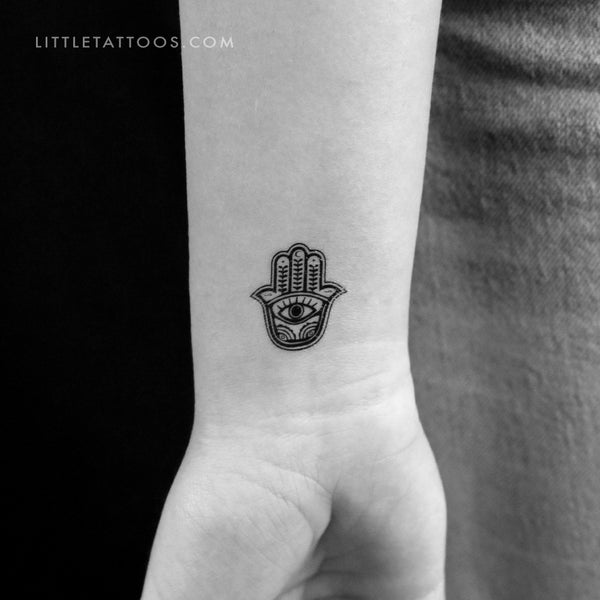 Hamsa Temporary Tattoo - Set of 3 – Little Tattoos