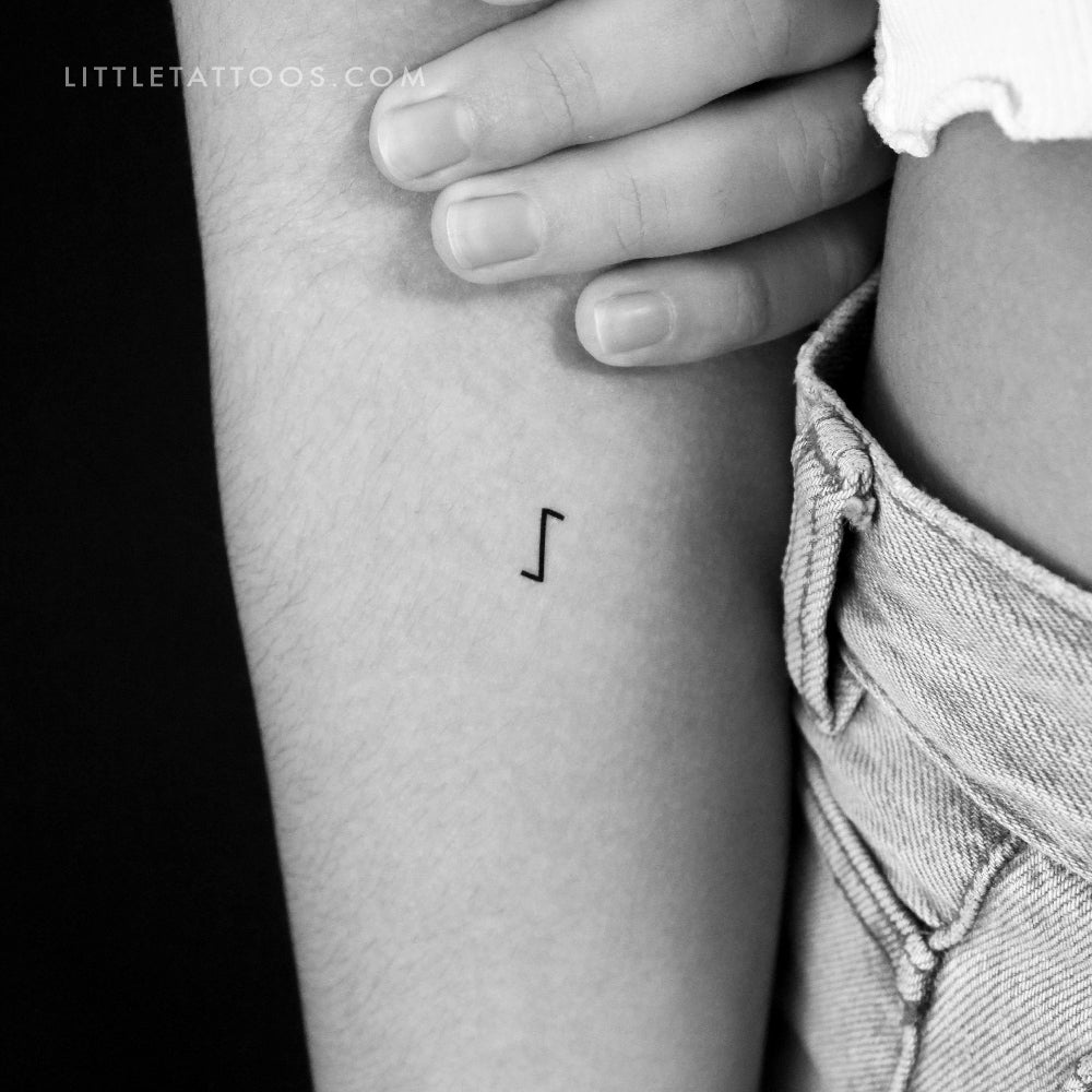 Tatuaje temporal de la runa Eihwaz (juego de 3)
