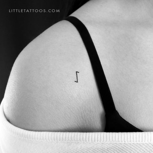 Tatuaje temporal de la runa Eihwaz (juego de 3)