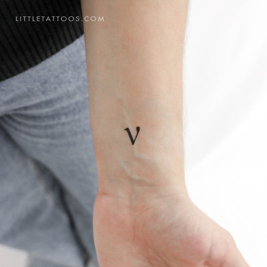Tatuaje temporal Nu ν - Juego de 3