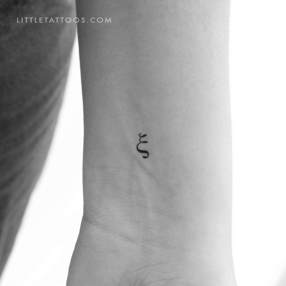 Xi ξ Temporary Tattoo - Set of 3