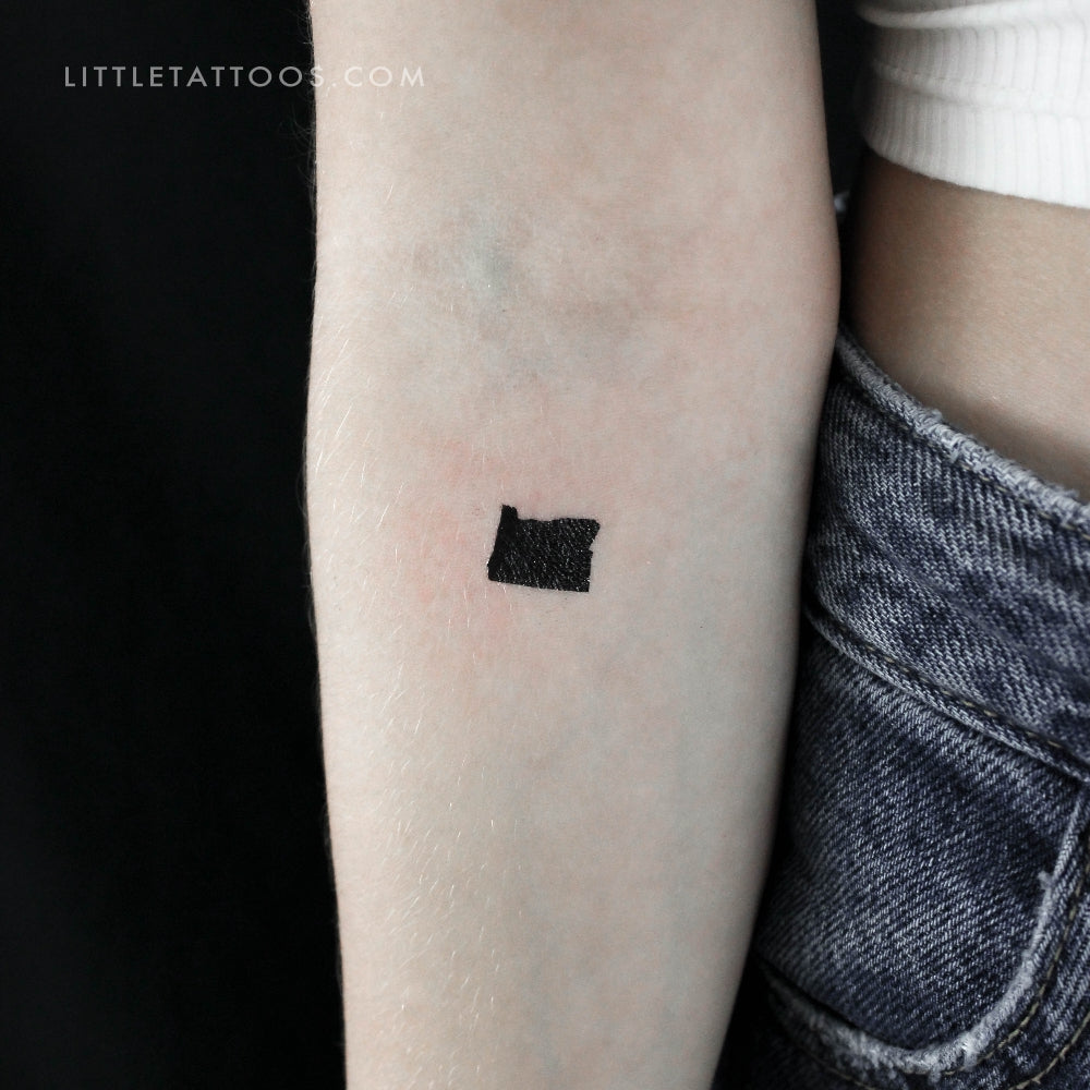 Tatuaje temporal del mapa de Oregón (juego de 3)