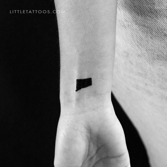 Tatuaje temporal del mapa de Connecticut (juego de 3)