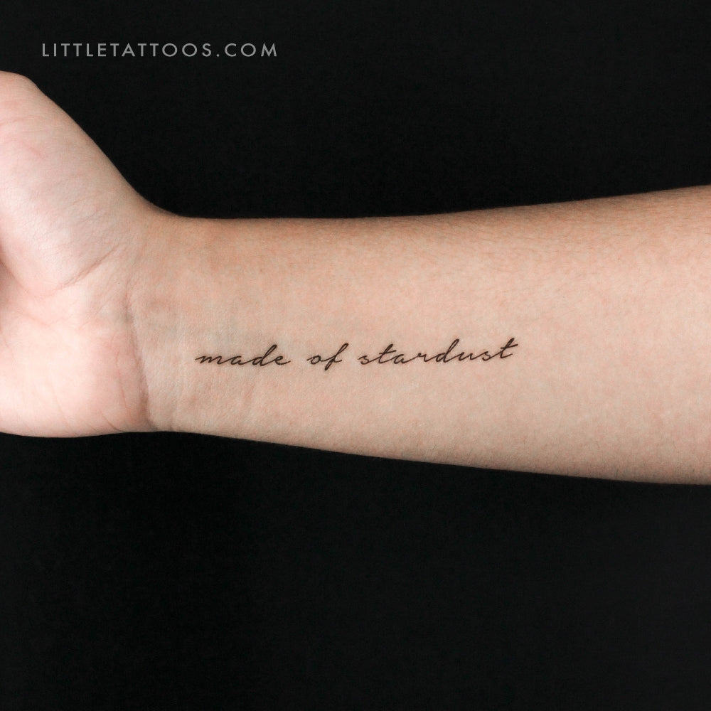 Made of Stardust Temporary Tattoo - Set of 3