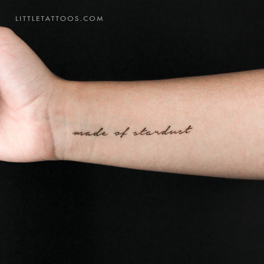 Made of Stardust Temporary Tattoo - Set of 3