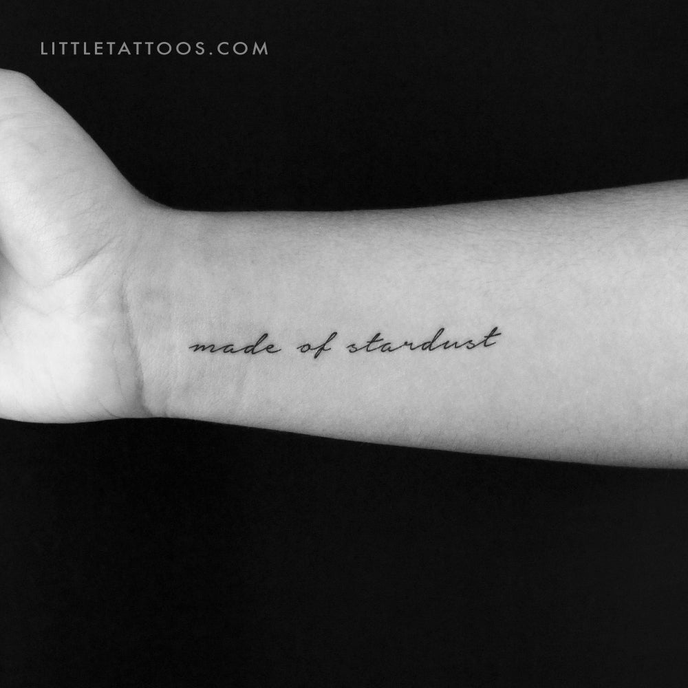 Made of Stardust Temporary Tattoo - Set of 3