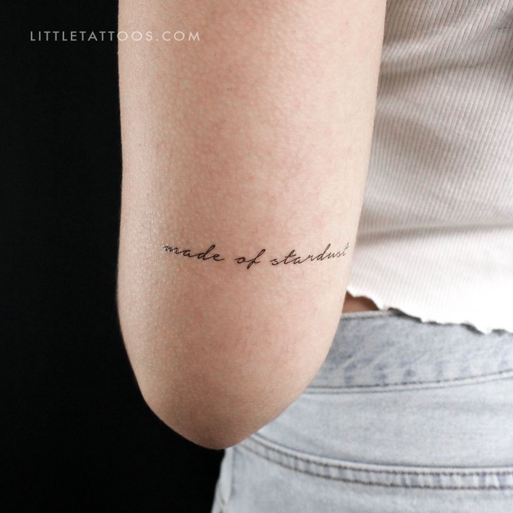 Made of Stardust Temporary Tattoo - Set of 3