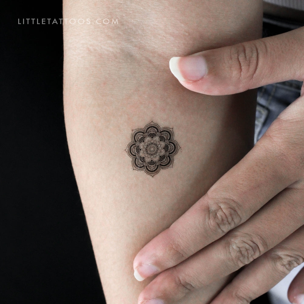 Little Mandala Temporary Tattoo - Set of 3