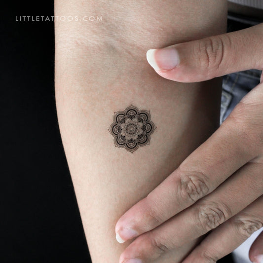 Little Mandala Temporary Tattoo - Set of 3