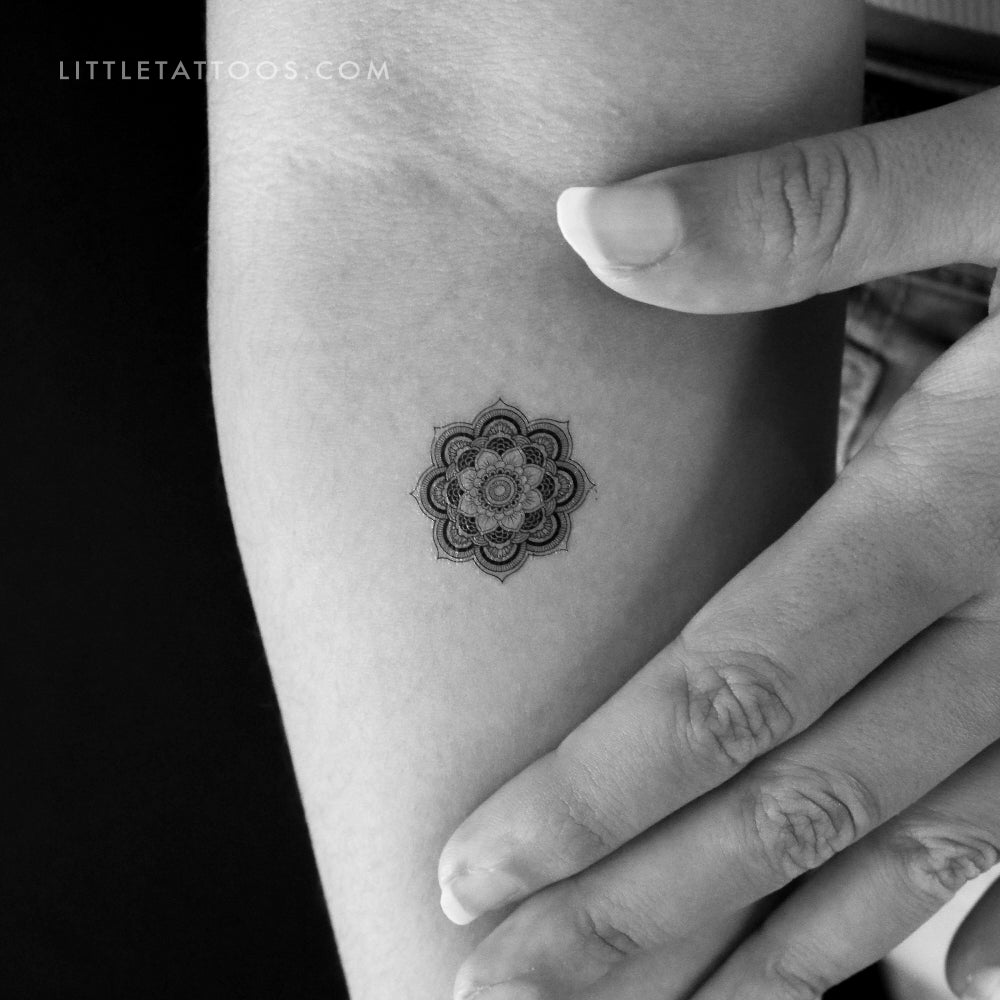 Little Mandala Temporary Tattoo - Set of 3