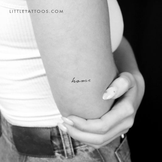Home Temporary Tattoo - Set of 3