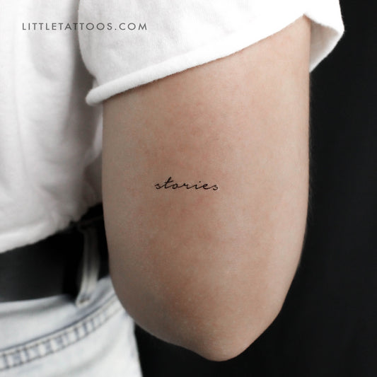 Stories Temporary Tattoo - Set of 3