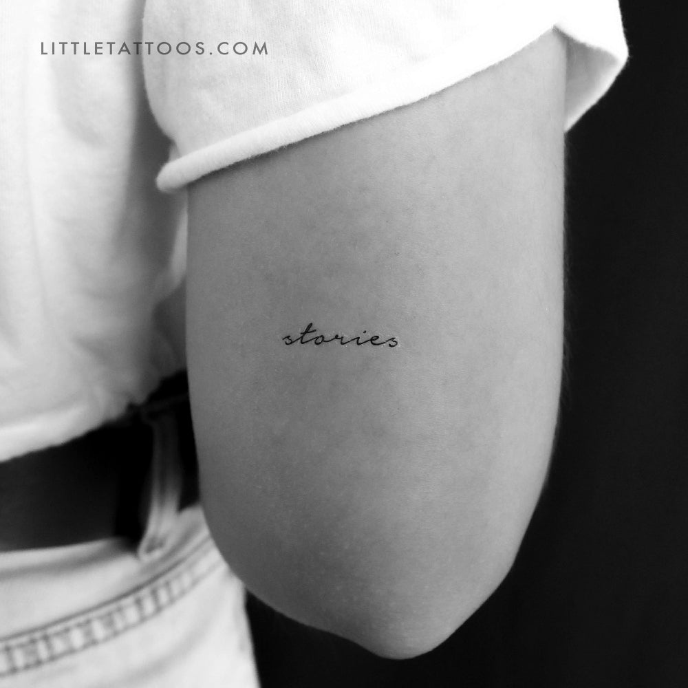 Stories Temporary Tattoo - Set of 3