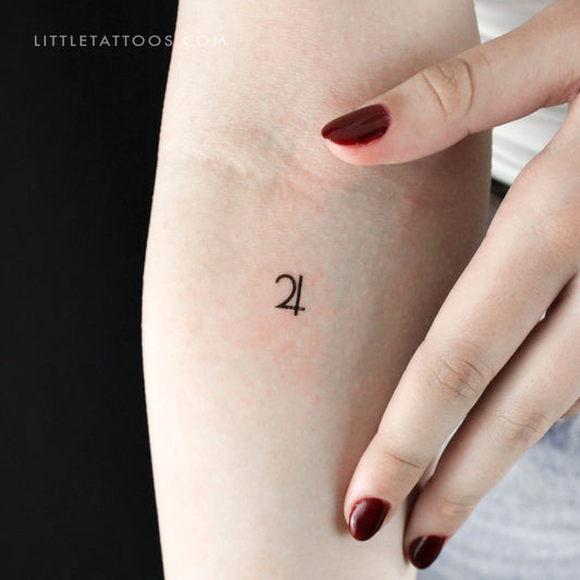 Tatuaje temporal del símbolo planetario de Júpiter (juego de 3)